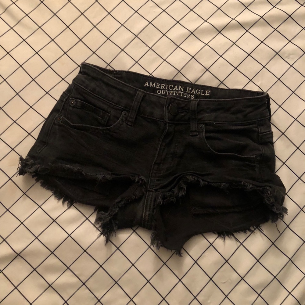 American Eagle “Super Low Shortie” Shorts